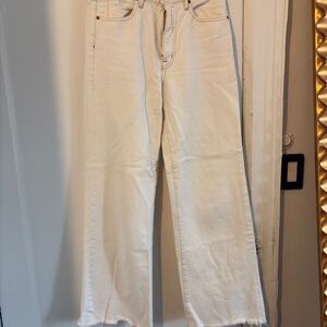 SLVRLAKE Off-White Wide Leg Jeans